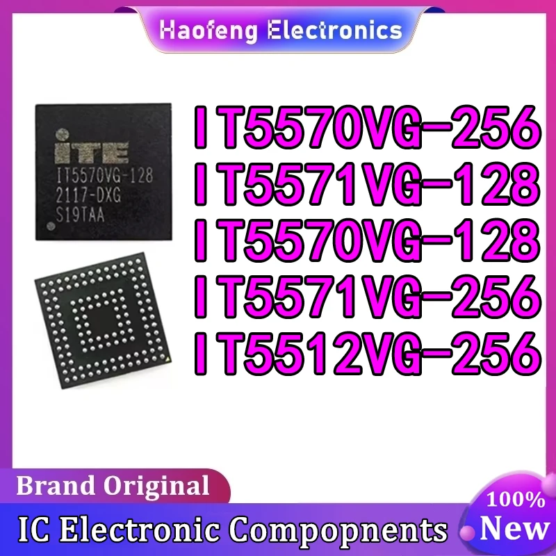 IT5512VG-256 IT5512VG IT5570VG IT5570VG-128 IT5570VG-256 IT5570VG IT5571VG-128 IT5571VG-256 IT5571VG BGA IC 칩 100% 새로운 Origi