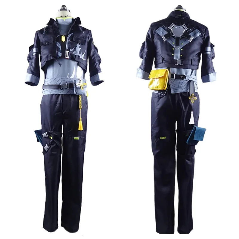 

Костюм для косплея YiyiGame Wuthering Waves, парик Rover, женский и мужской боевой костюм, униформа, карнавальная одежда на Хэллоуин, Рол