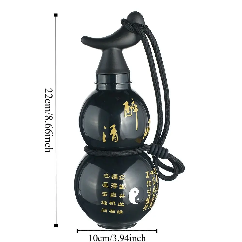 Gourd Shaped Outdoor Water Bottle Wu Kong Large Capacity Poratble Water Cup Chinese Style Portable Gourd Drink Bottle