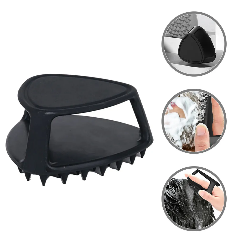 Silicone Face Wash Brush for Men – Gentle Exfoliating Beard, Hair & Scalp Cleaner, Portable Travel-Friendly Shower Scrubber