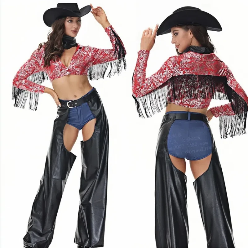 Jazz Dance Women Sexy Jumpsuit Rock Disco Hippies Cosplay Costumes Halloween 70's 80's Hippies Dance Costume Fancy Dress