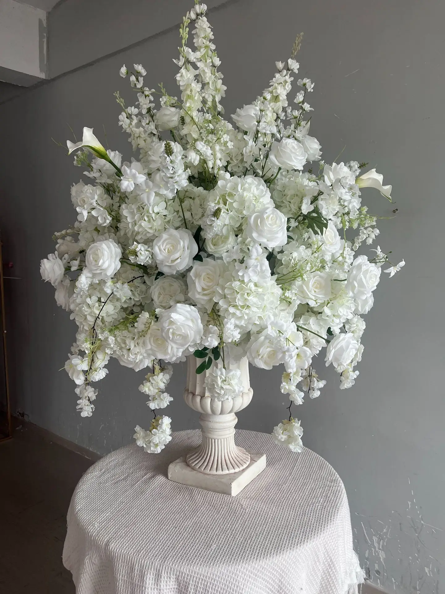 80CM Hängende Kirschblüten-Seidenblumenkugel Künstlicher Pomander Maßgefertigte Hochzeitstisch- und Fensterdekoration für Großhandelskäufer – Detail 3
