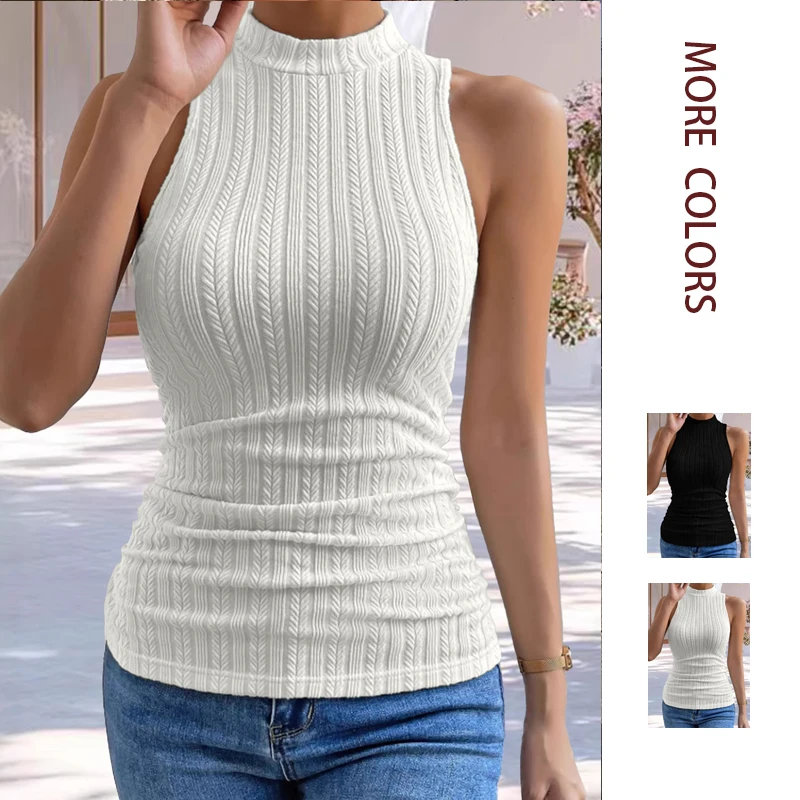 2026 Women's Sexy Versatile Twisted Pure Color Vest