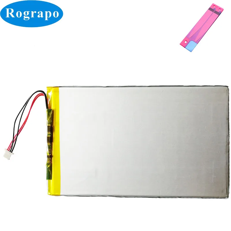 New 3.7V 5000mAh Tablet PC Battery For Prestigio Multipad 4 Ultra Quad 8.0 3G PMP7280C 4-Wire Plug