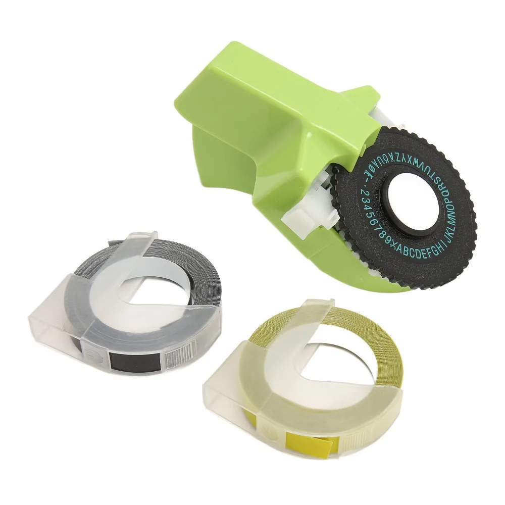 

Manual Embossing Label Maker 3D Portable Manual Label Printer Mini Handheld Portable Size Embossing Label Printer Office