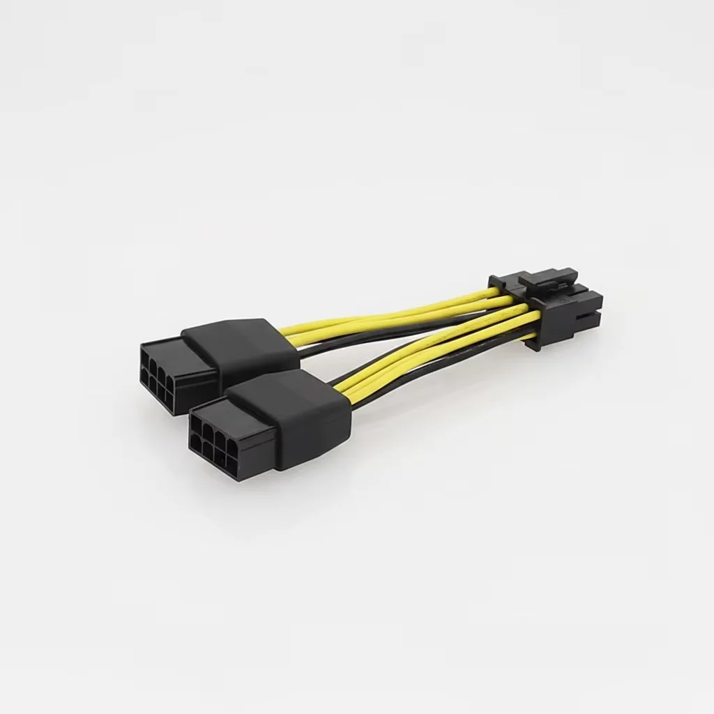 Dual 8pin to 8pin PCIE Power Cable For NVIDIA Tesla K80 M40 M60 P40 P100 GPU