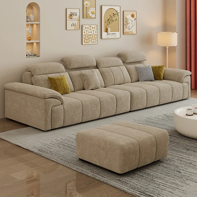 ^Modern Italian Modular Sectional Sofa - Luxury Cloud Design Biscuit Tufted Living Room Furniture Set - Factory Wholesale