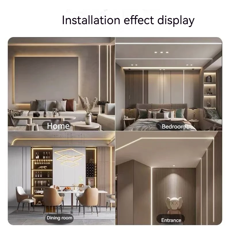 Striscia LED 10M Per Rotolo Striscia LED Lunga DC24V 120LED/M Striscia luminosa Flessibile Tagliabile Tutta la lunghezza è di 10 metri Lampada morbida