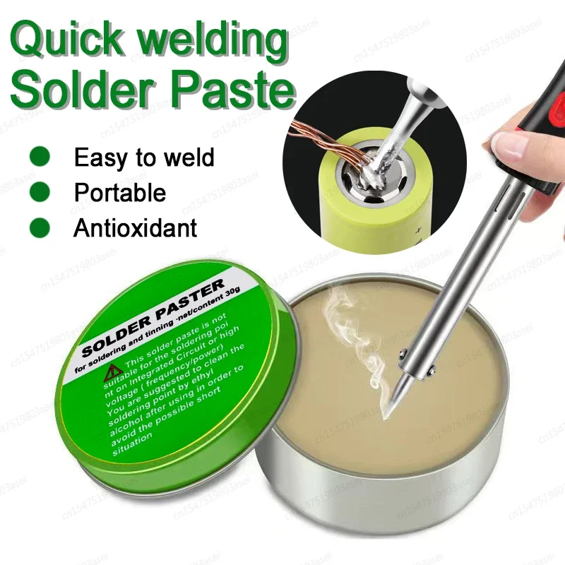 Soldering paste rosin flux lead-free easy to soldering soldering iron repair Iron sheet stainless steel sheet nickel solder wire