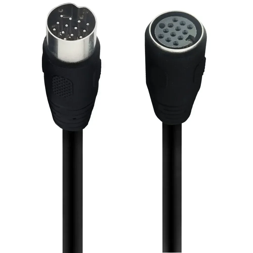 Kabel MIDI DIN 13-pinowy męski na żeński / męski na męski, przedłużacz, duży 13-pinowy kabel do urządzeń kosmetycznych, kabel do atomizera scenicznego.