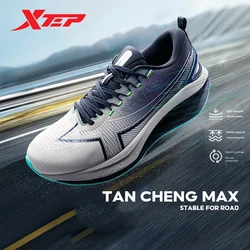 Xtep tancheng max tênis de corrida para homem 2024 primavera sapatos esportivos masculinos leve durabilidade respirável tênis 976119110020