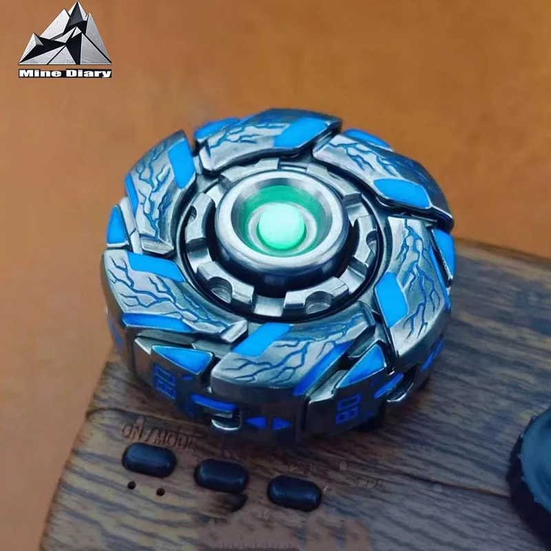 Grumpy 08 EDC Fidget Gyro Fidget Spinner jouets en acier inoxydable adultes anxiété soulagement du Stress Gyro jouet