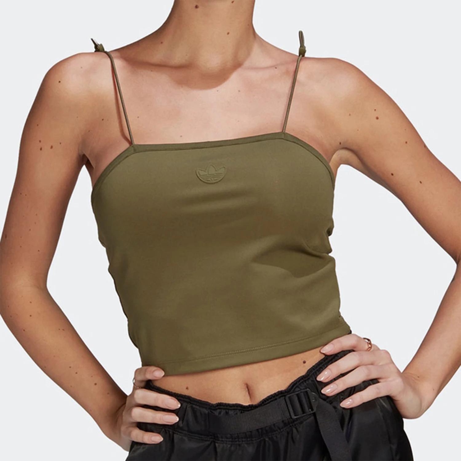 

Adidas Official Genuine Three Stripes Women's Trendy Short Casual Tank Top HF1987