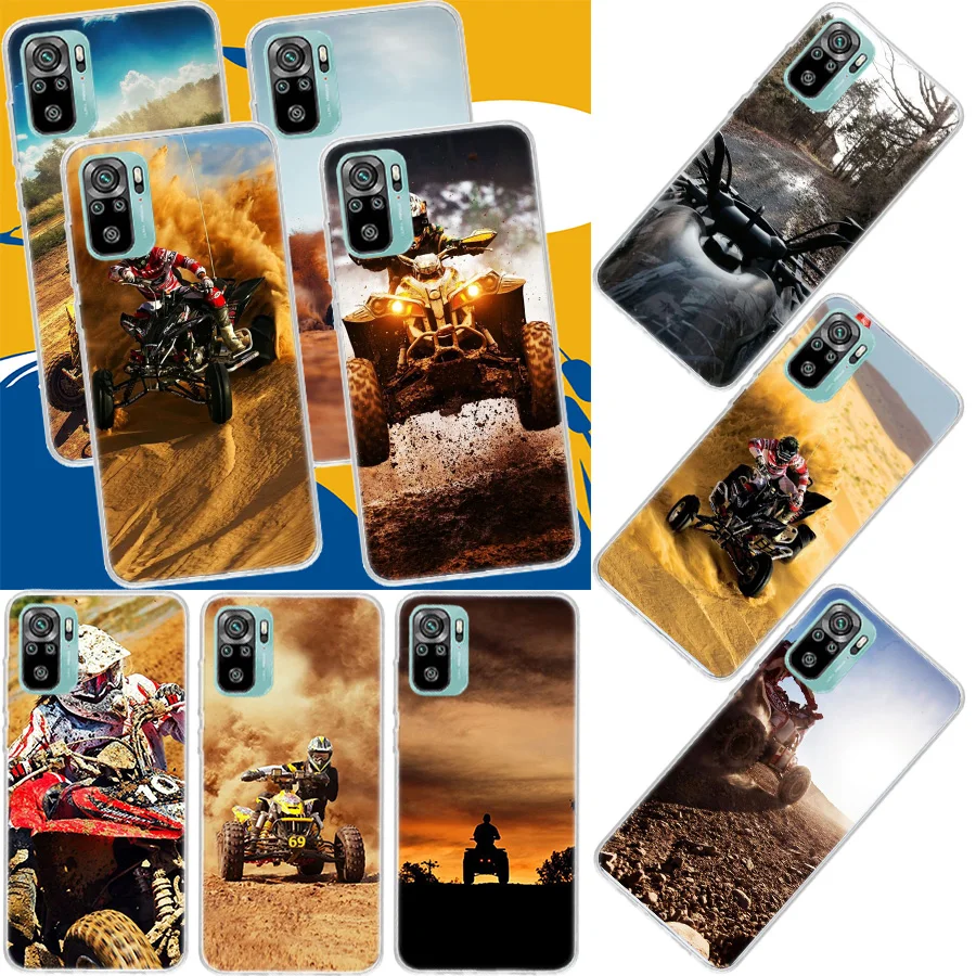 Four Wheeled Motorcycle off-Road Journey Phone Case For Xiaomi Redmi Note 11S 11T 11E 12S 12 Pro Plus 11 10S 10 9S 9T 9 8T 8 7 C