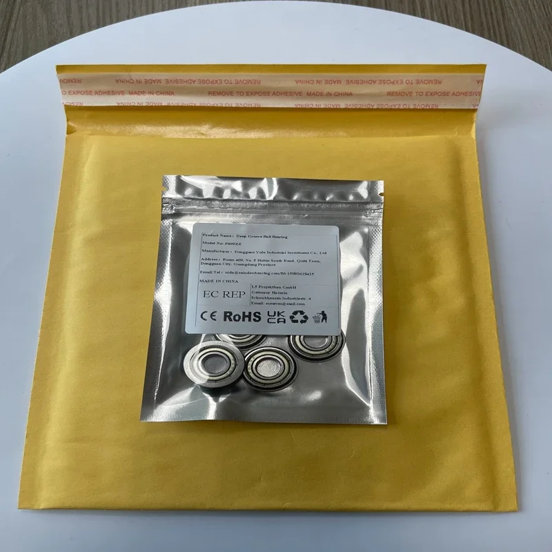 

10PCS F699ZZ 9x20x6 mm Flange Bearing ABEC-7 Flanged F699 Z ZZ Ball Bearings F619/9ZZ