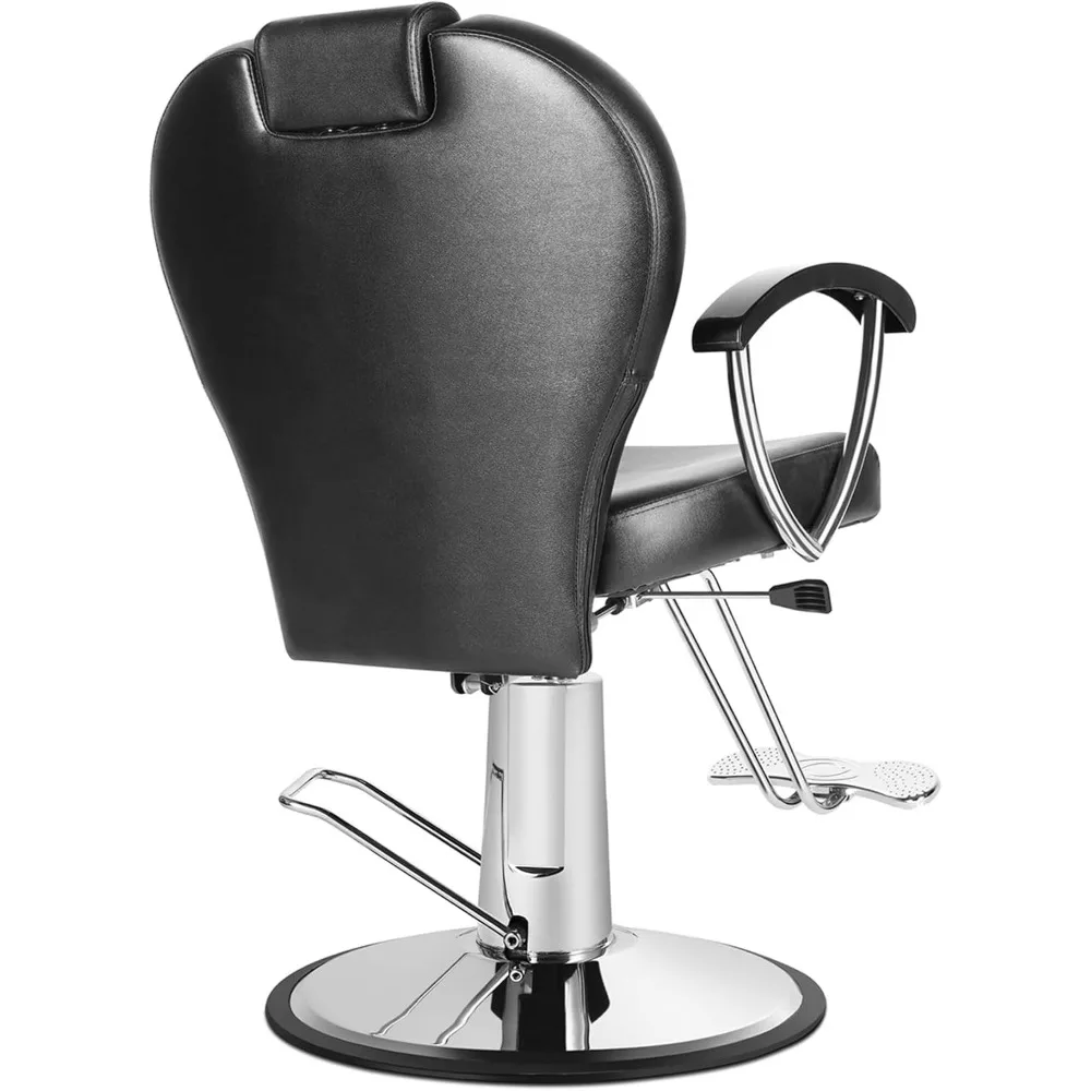 كرسي حلاقة مستلق كرسي صالون هيدروليكي لمصفف الشعر مع مسند رأس لكرسي المصمم لجميع الأغراض