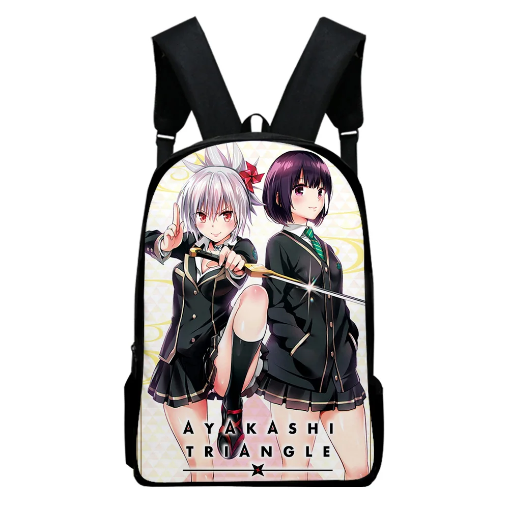 

Ayakashi Triangle Anime Bag 2023 New Japanese Manga School Bag Adult Kids Bags Unisex Backpack Casual Style Daypack