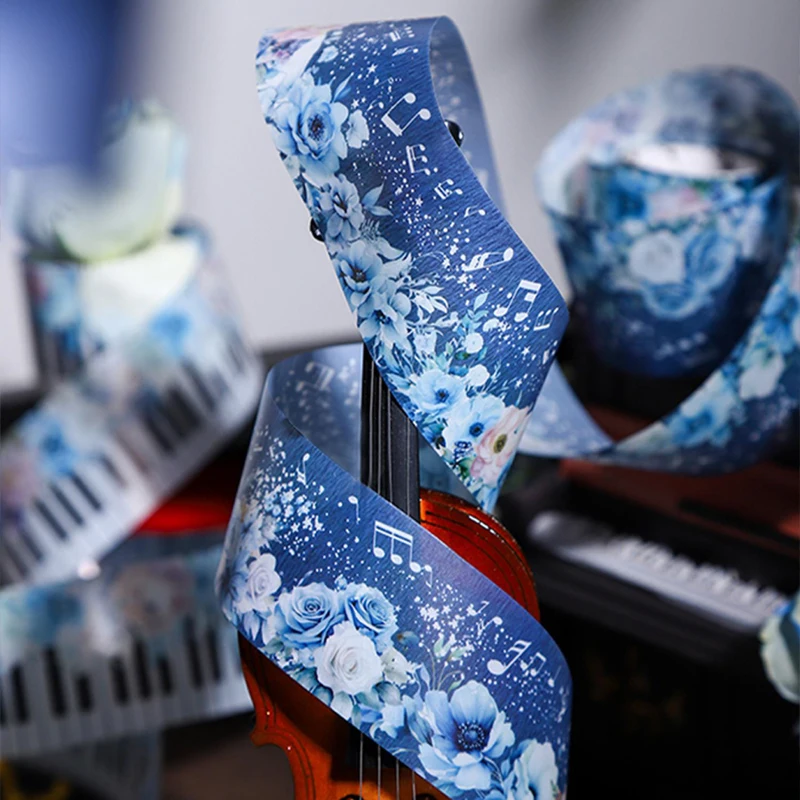 Mr. Paper 2Style 3Rolls/book Note Flower Cluster Theme PET Tape DIY Handbook Material Creative Decorative Tape