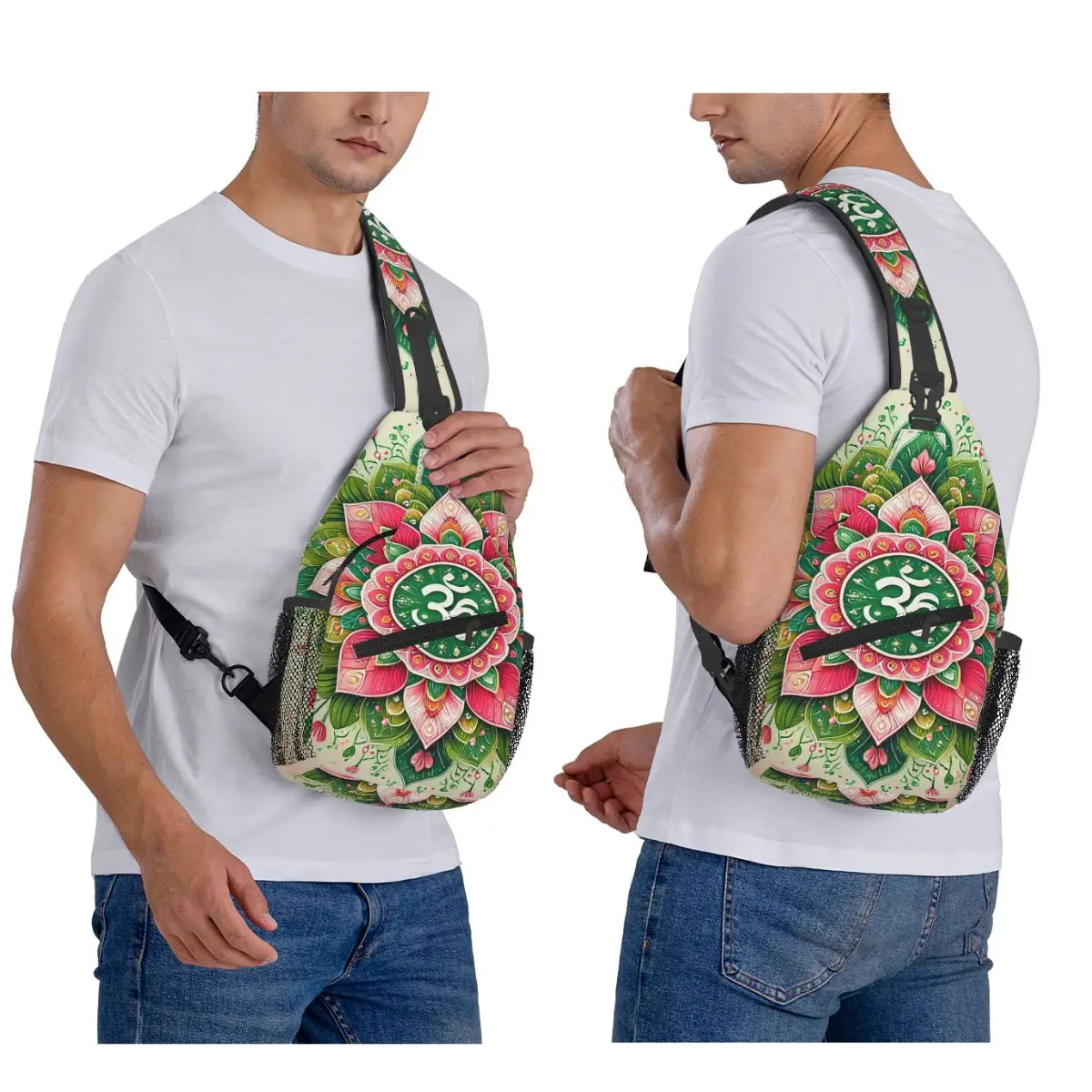 

Золотой Ом Мандала Буддизм Аум Йога Медитация Нагрудная Сумка Мужской Рюкзак Через Плечо Нагрудная Сумка Путешествия Туризм Рюкзак Сумка На Ремне