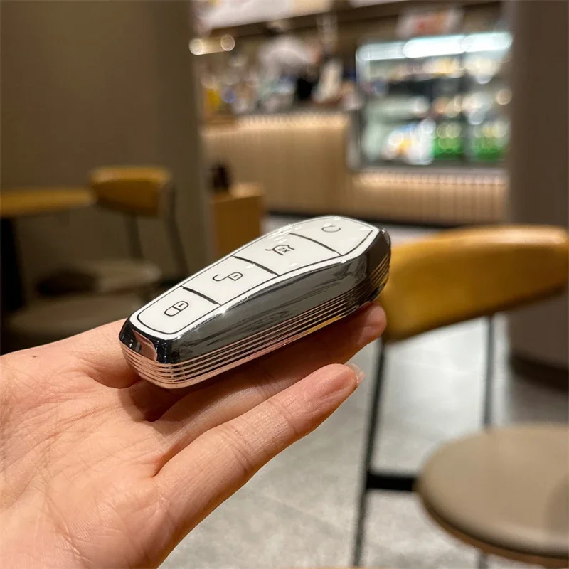 

Soft Tpu Holder Chain Key Case Car Key Cover for BYD Atto 3 Han EV Dolphin Song PRO Max Tang DM Yuan Dolphin E2 Qin PLUS