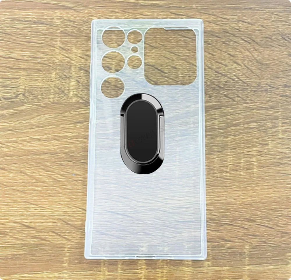For Oukitel C62 OukitelC62 6.88" Oukitel C62 C 62 C62 Pro Back Ring Holder Bracket Phone Case Smartphone TPU Soft Silicone Cover