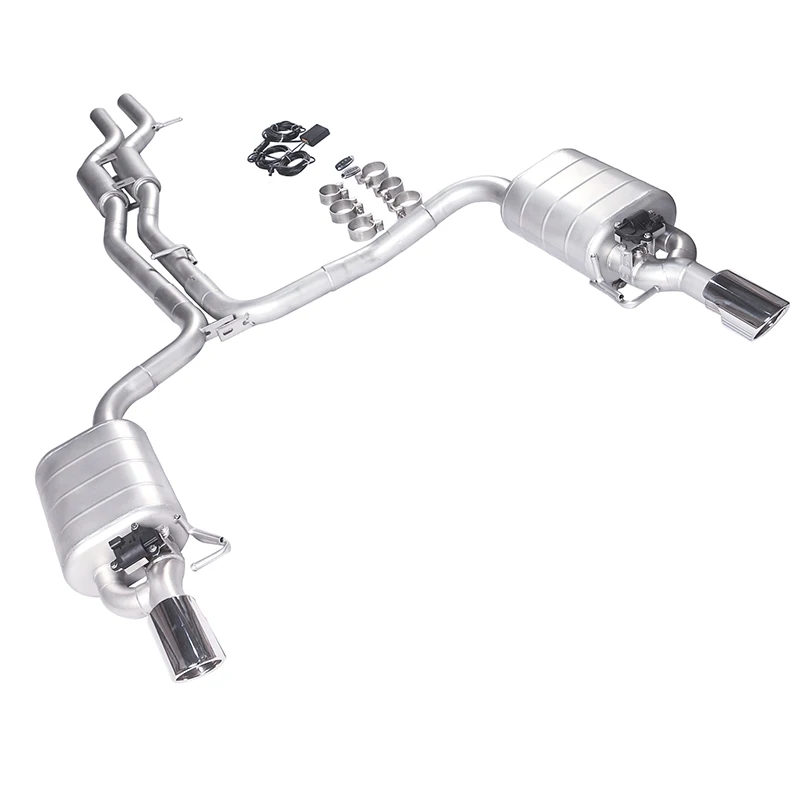 

Suitable for Audi A8 3.0T 4.2L 304 stainless steel high-performance Catback with valve exhaust system sports car sound system