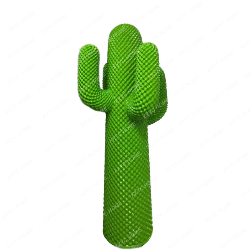 

Cactus Sculpture Plant Coat Rack Fiberglass Floor Big Decorations Mall and Shop Living Room Decoration