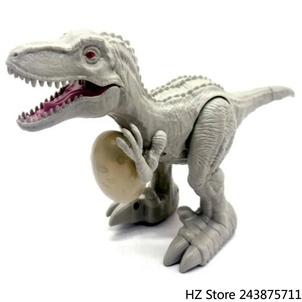 

Electric Dinosaur Toy Egg Hugging Music Tyrannosaurus Rex Velociraptor Walking with / Without Remote Control RS055