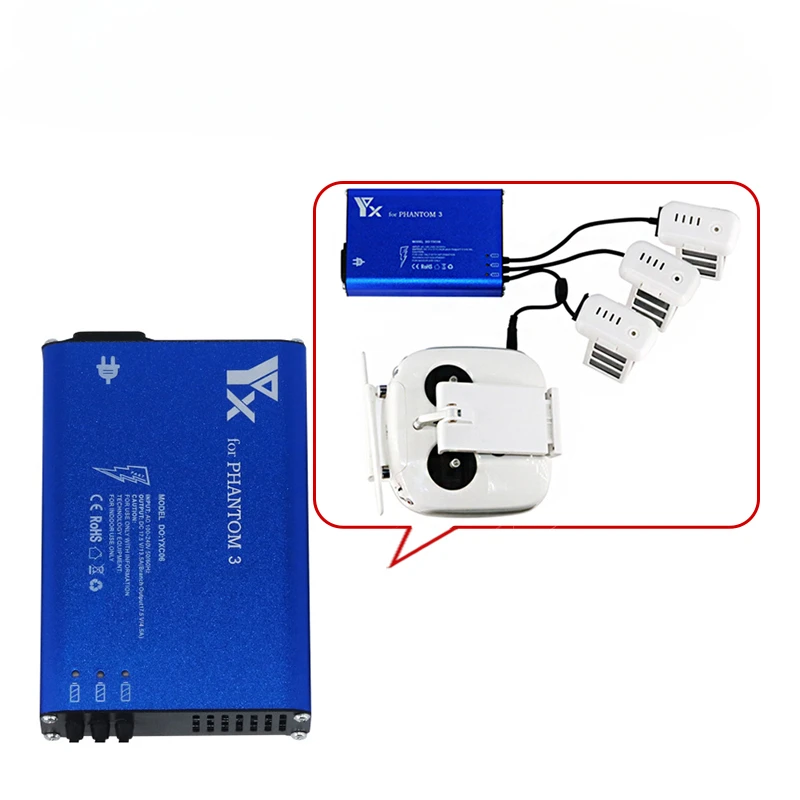 Suitable for DJI phantom3P/se household rechargeable battery housekeeper nanny multi-charging accessories.