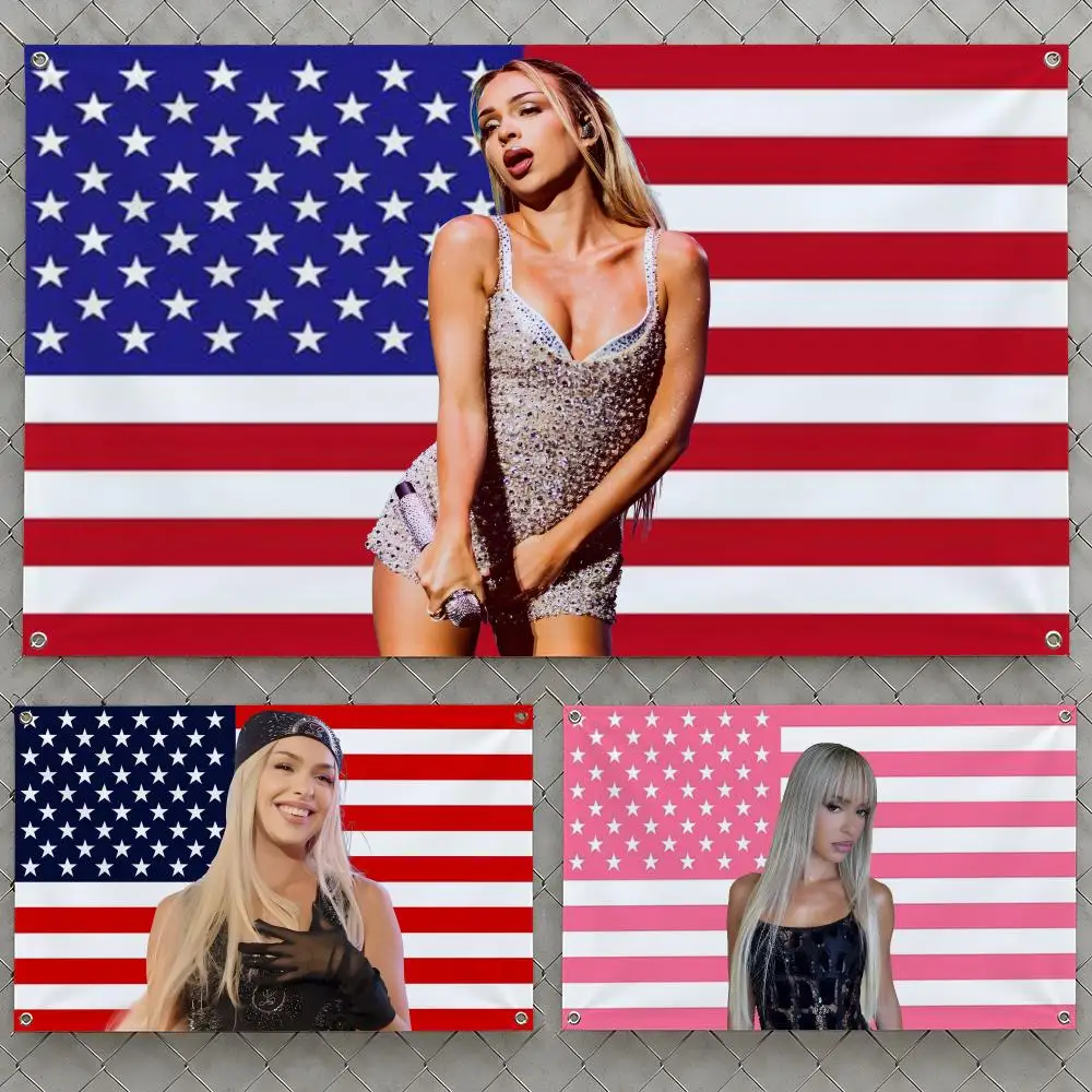 Flags Wall Fiebre Hanging Flag Banners For Dancehall Birthday La Gyal Parties Bad Outdoor Singer Bedroom Dorm Room Joia Decor