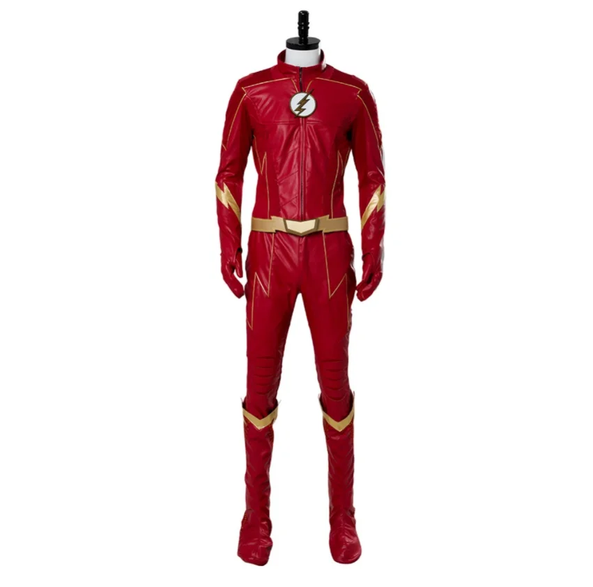 

Barry Allen Cosplay Anime Red Costume Set Adult Men's Halloween Carnival Costume Customization