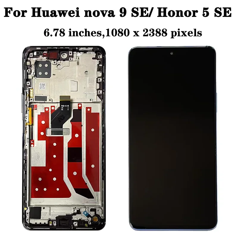 Tested For Huawei Nova 9 SE 9SE 5G JLN-LX LX3 LCD Display Screen Touch Panel Digitizer For Honor 50 SE 50SE JLH-AN0 LCD