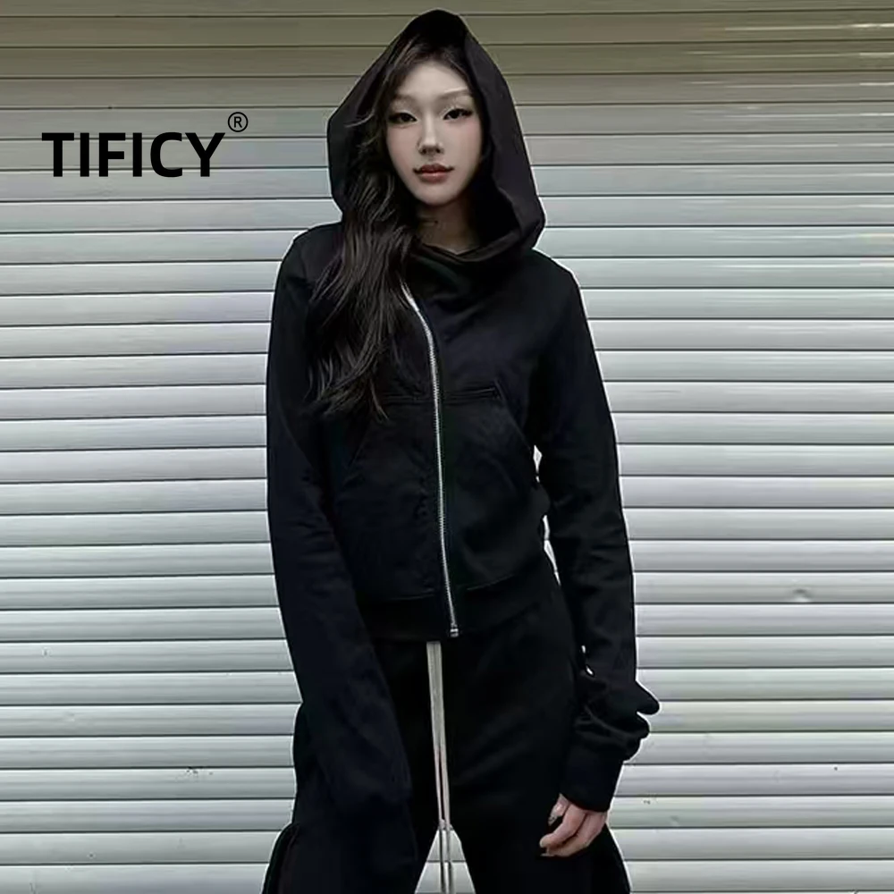 

High Street RO Hooded Sweatshirts Jacket women's Autumn and Winter New Version Wizard Hat Couple Style Fleece Hoodie Jacket