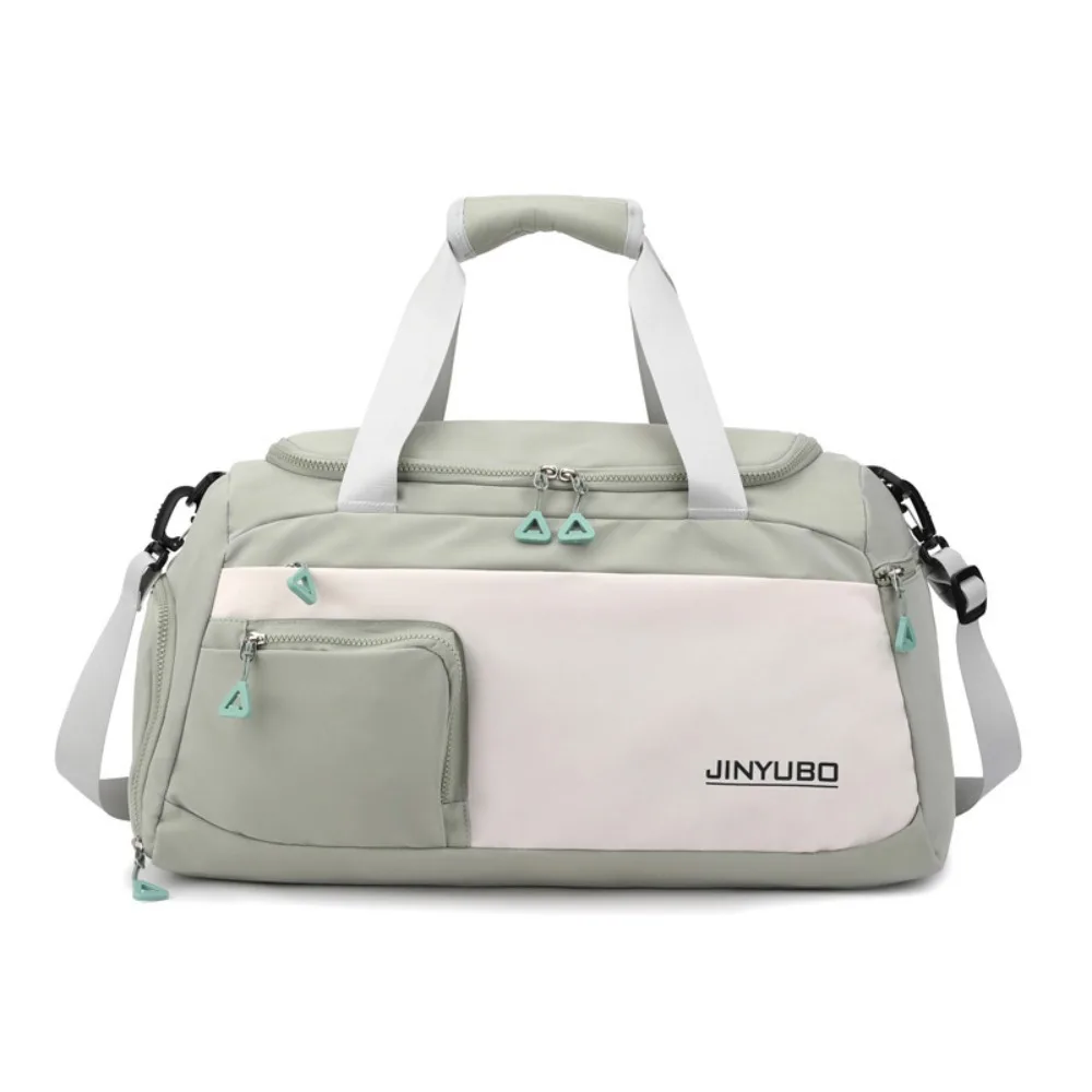 

Oxford Travel Luggage Bag Foldable Short Distance Nylon Duffle Bag Multi-functional with Shoe Compartment Large Capacity Handbag