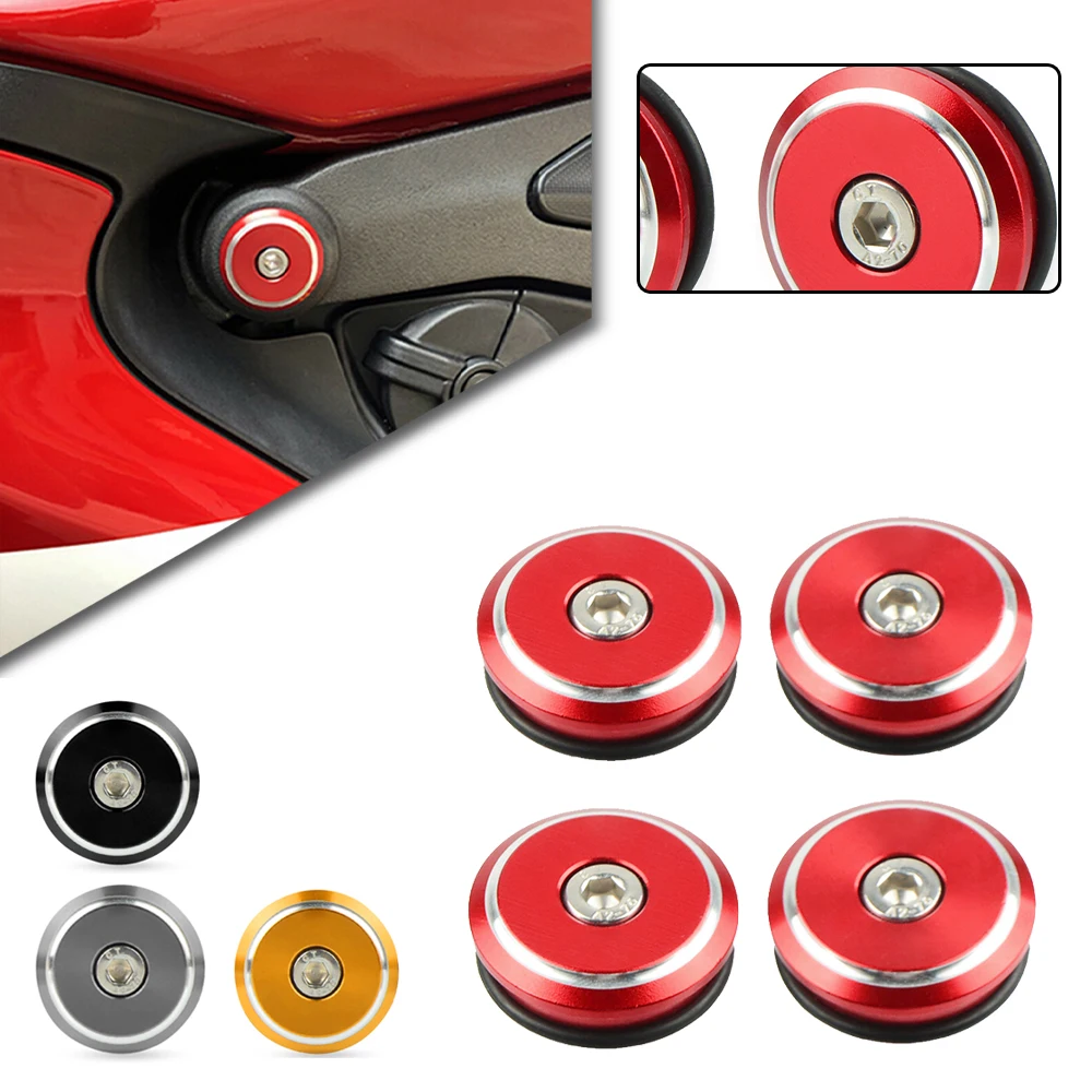 

Motorcycle For Ducati SUPERBIKE Panigale 899 959 1199 1199S 1199R 1299 1299S 1299/1299 S V4 Frame Hole Cap Cover Fairing Guard