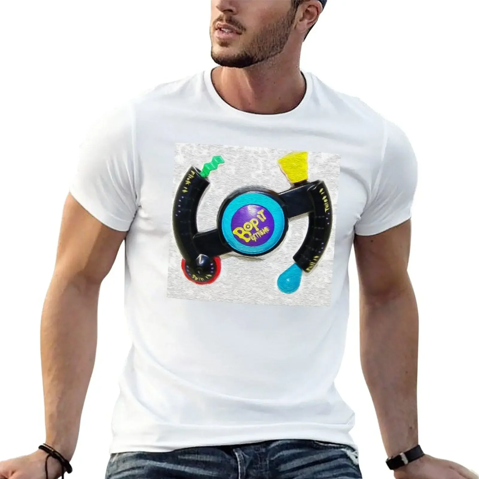 Bop It Extreme T-Shirt Short sleeve tee blanks boys whites mens graphic t-shirts anime