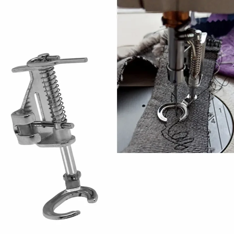 Metal Open Toe Free Motion Quilting Embroidery Presser Foot For Brother Singer JANOME Domestic Sewing Machines