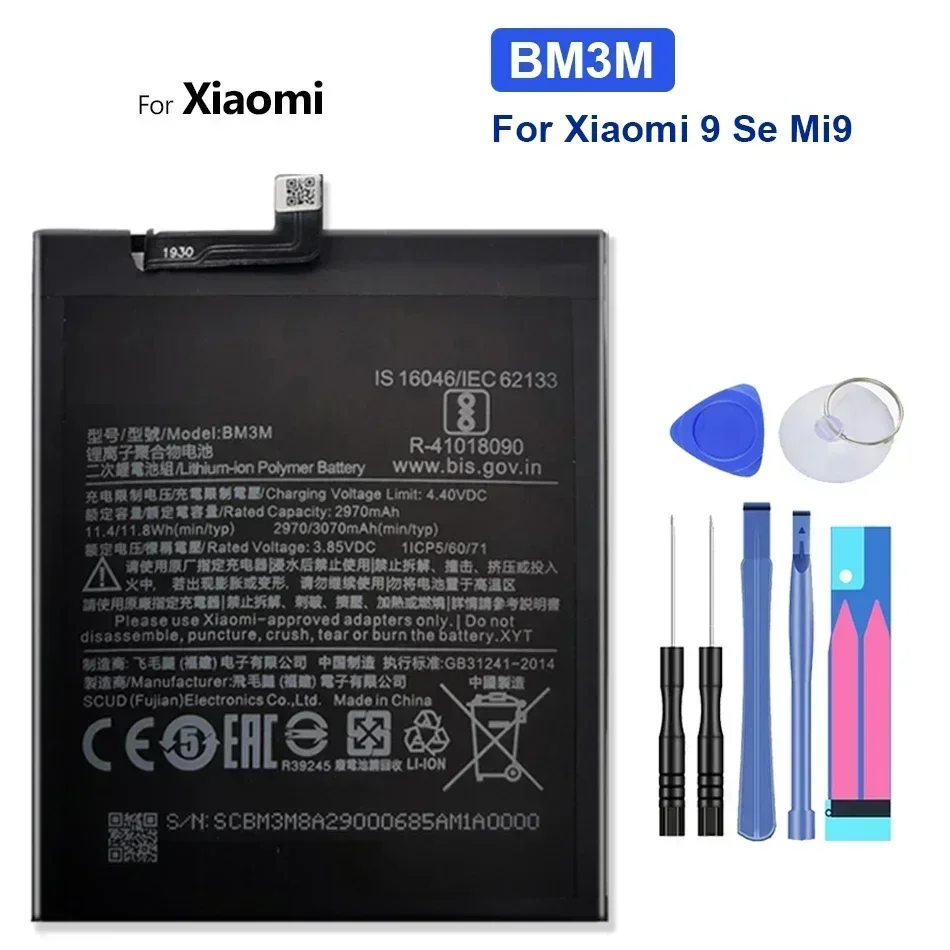 Battery BM3J, BM22, BM36, BM4E, BM3L, BM3E, BM3F, BM3D, BM4H, BM4F, BM3M,For Xiaomi Mi 8Lite, 8, 9, SE, Pro, 8Pro, 5, 5S, 10