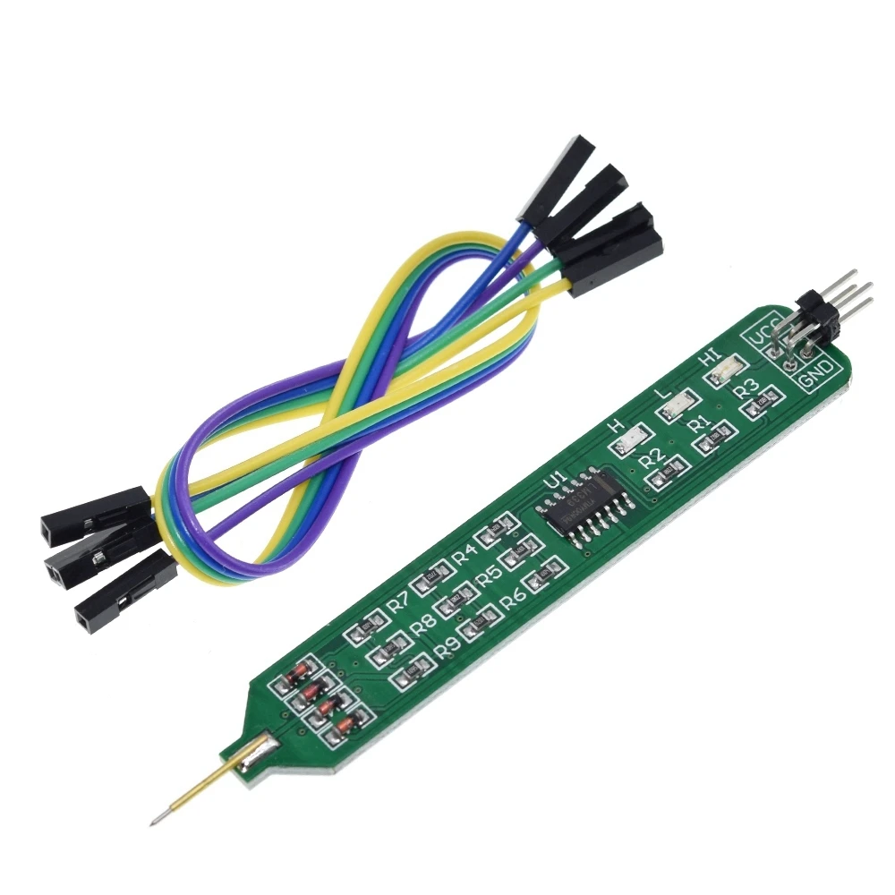 Logic Tester Pen Level Tester 5V 3.3V Digital Circuit Debugger Convenient and Quick Learning Board Necessary Tools