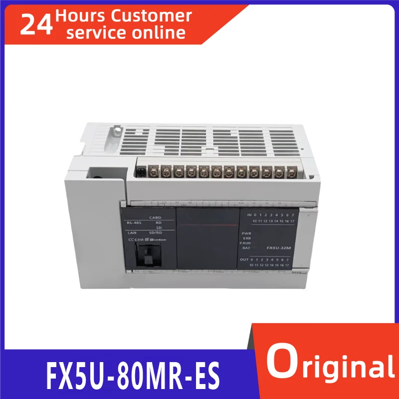 

Новый оригинальный PLC FX5U-80MR-ES FX5U-80MT-ES FX5UC-32MT-D