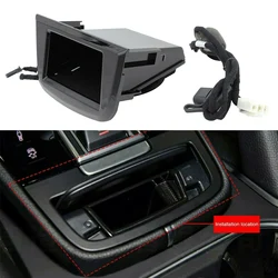 Car 2-In-1 Wireless Charger Phone Fast Charging Pad Holder For Porsche Cayenne 2018 2019 2020