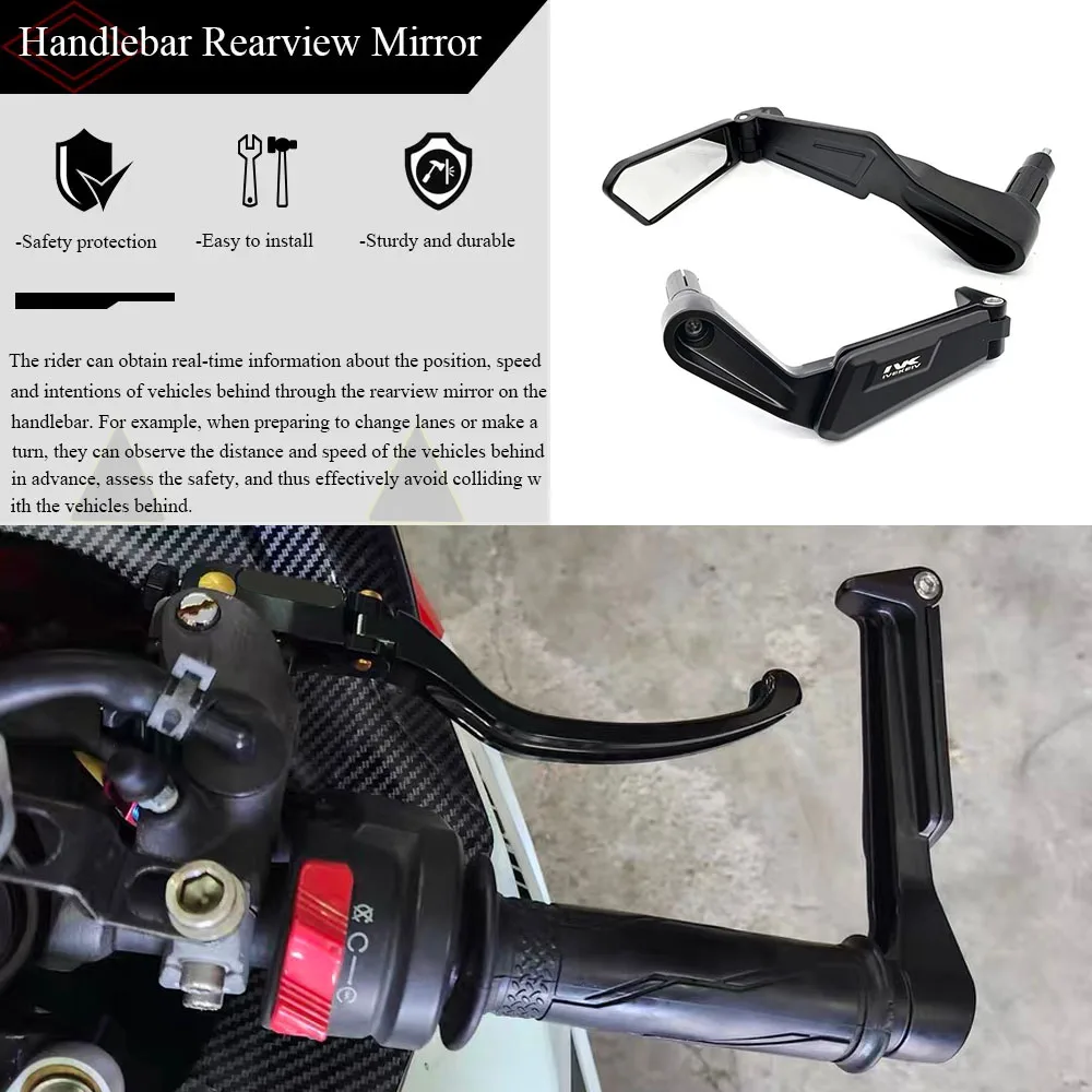 

New Rearview Mirror For KTM 390 690 790 890 990 Duke 1290 Super Duke 1390 Motorcycle 7/8" 22mm Handlebar Rear View Mirrors