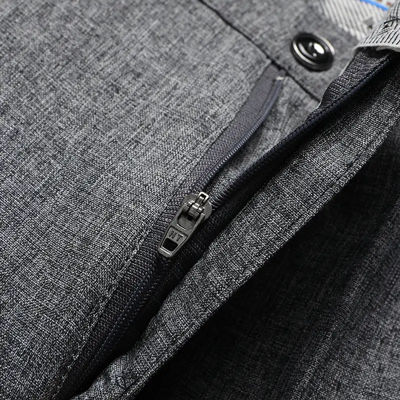 2026 Mens Trousers Dress Straight Pants Spring Summer Male Work Suit Pants Husband Father Black Grey Formal Pants - Image 4