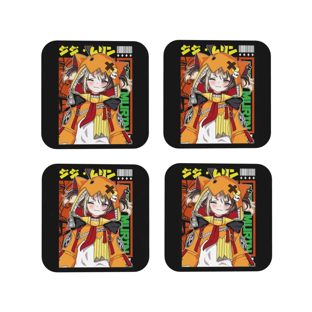 

Gigi Murin Justice Coasters Kitchen Placemats Non-slip Insulation Cup Coffee Mats For Decor Home Tableware Pads Set of 4