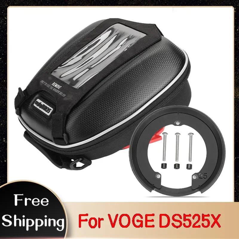 Fuel Tank Bag For VOGE DS525X Valico 525 DSX 2023 2024 Motorcycle Waterproof Racing Bags Tanklock Backpack Saddle Tool Bag