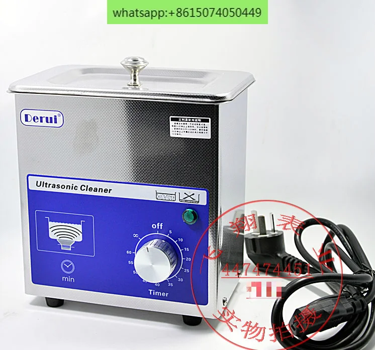 

Household jewelry ultrasonic cleaning machine small 80W industrial hardware watch nozzle main board glasses cleaner