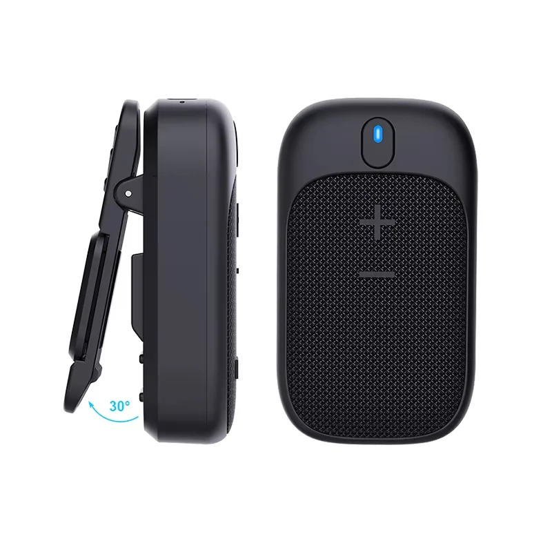 Wearable Speaker Magnetic Clip-On Wireless Water-Resistant Portable Soundbox Hands-Free Music and Calls Mini Bluetooth Speakers