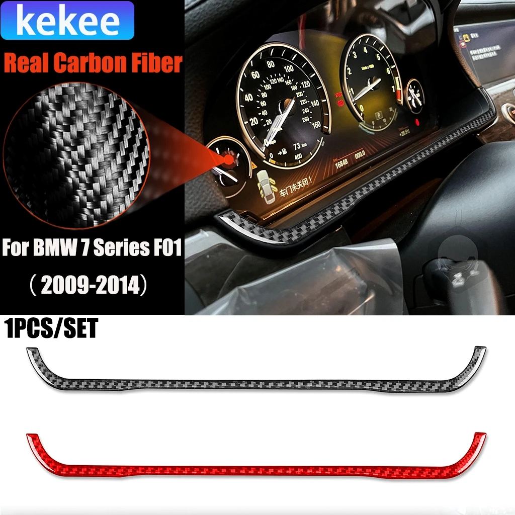 

Автомобильные аксессуары из углеродного волокна, полоса спидометра, внутренняя накладка, мягкая наклейка для BMW 7 серии F01 730li 740li 750li 2009-2014