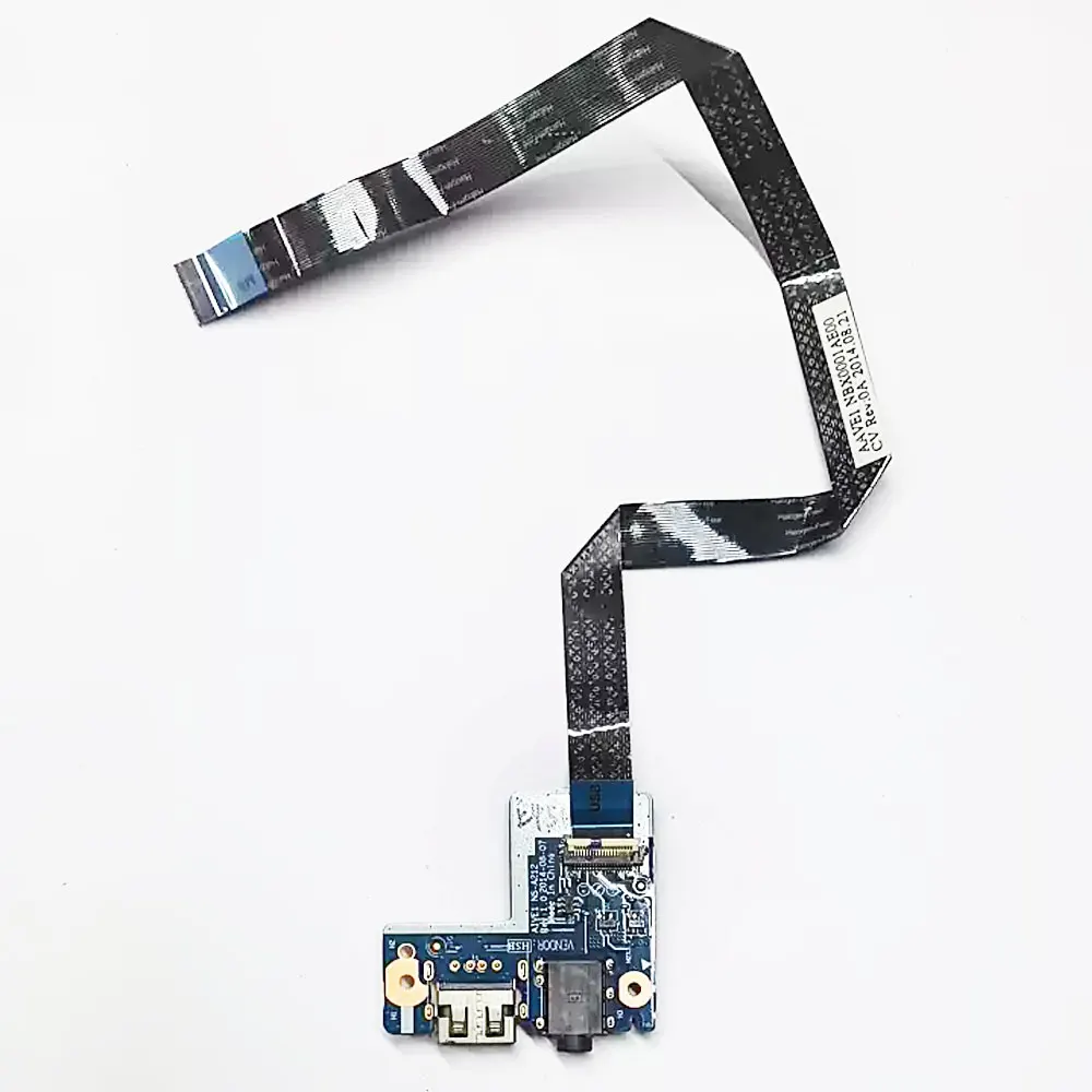 OEM Used For Lenovo ThinkPad E450 E450C E455 Laptop I/O USB Audio Headphone Jack Port Board Cable AIVE1 NS-A212
