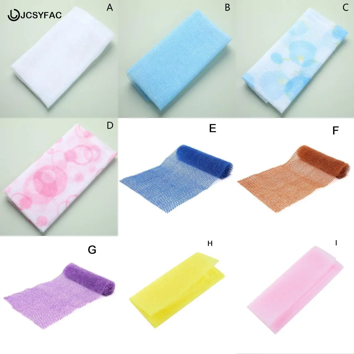 1PCS New Nylon Japanese Exfoliating Beauty Skin Bath Shower Wash Cloth Towel Back Scrub Towel Sponges & Scrubbers